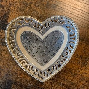 Brighton heart shaped tray